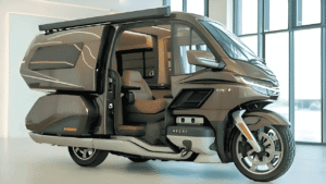 Honda Gold Wing 2025, Honda touring motorcycle, 50th Anniversary Edition, six-cylinder engine, dual-clutch transmission, Apple CarPlay, Android Auto, motorcycle comfort, long-distance touring bike, Honda motorcycle 2025